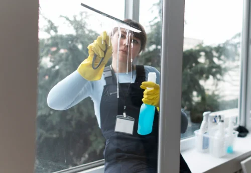 Nettoyage de vitres intérieures et extérieures à Valeille